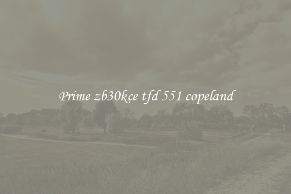 Prime zb30kce tfd 551 copeland