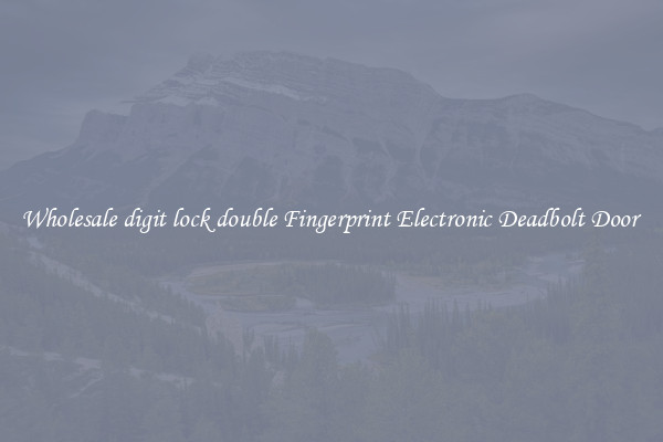 Wholesale digit lock double Fingerprint Electronic Deadbolt Door 