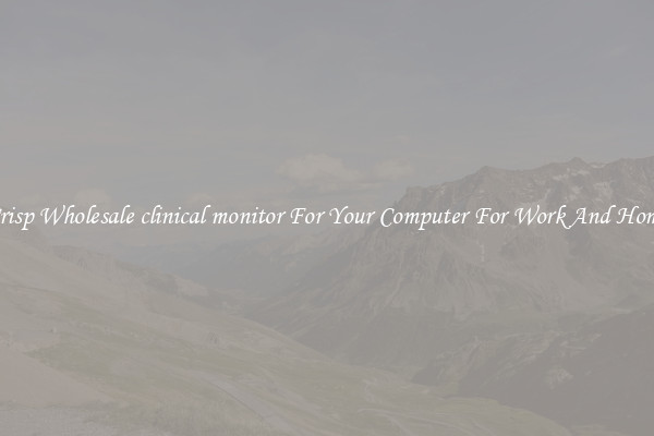 Crisp Wholesale clinical monitor For Your Computer For Work And Home
