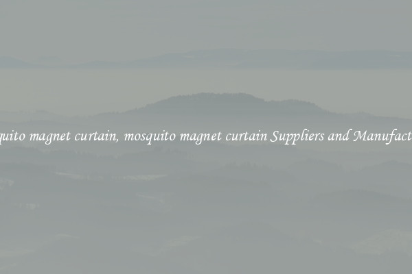 mosquito magnet curtain, mosquito magnet curtain Suppliers and Manufacturers