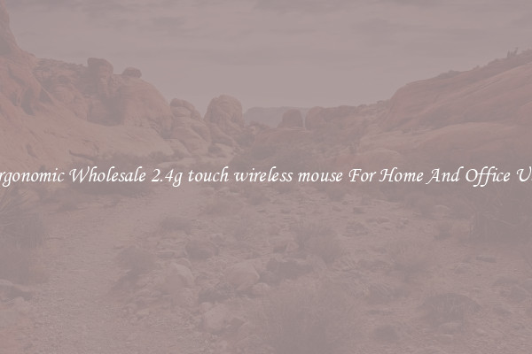 Ergonomic Wholesale 2.4g touch wireless mouse For Home And Office Use.